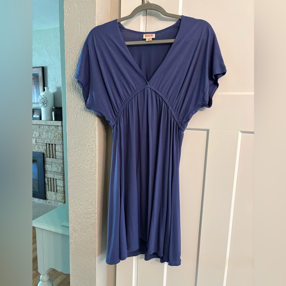 Mossimo Supply Co. Blue Kimono Dress
